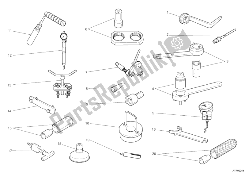 All parts for the Workshop Service Tools, Engine Ii of the Ducati Superbike 1198 SP 2011